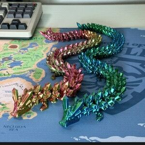 3D Printed Dragon Figurines